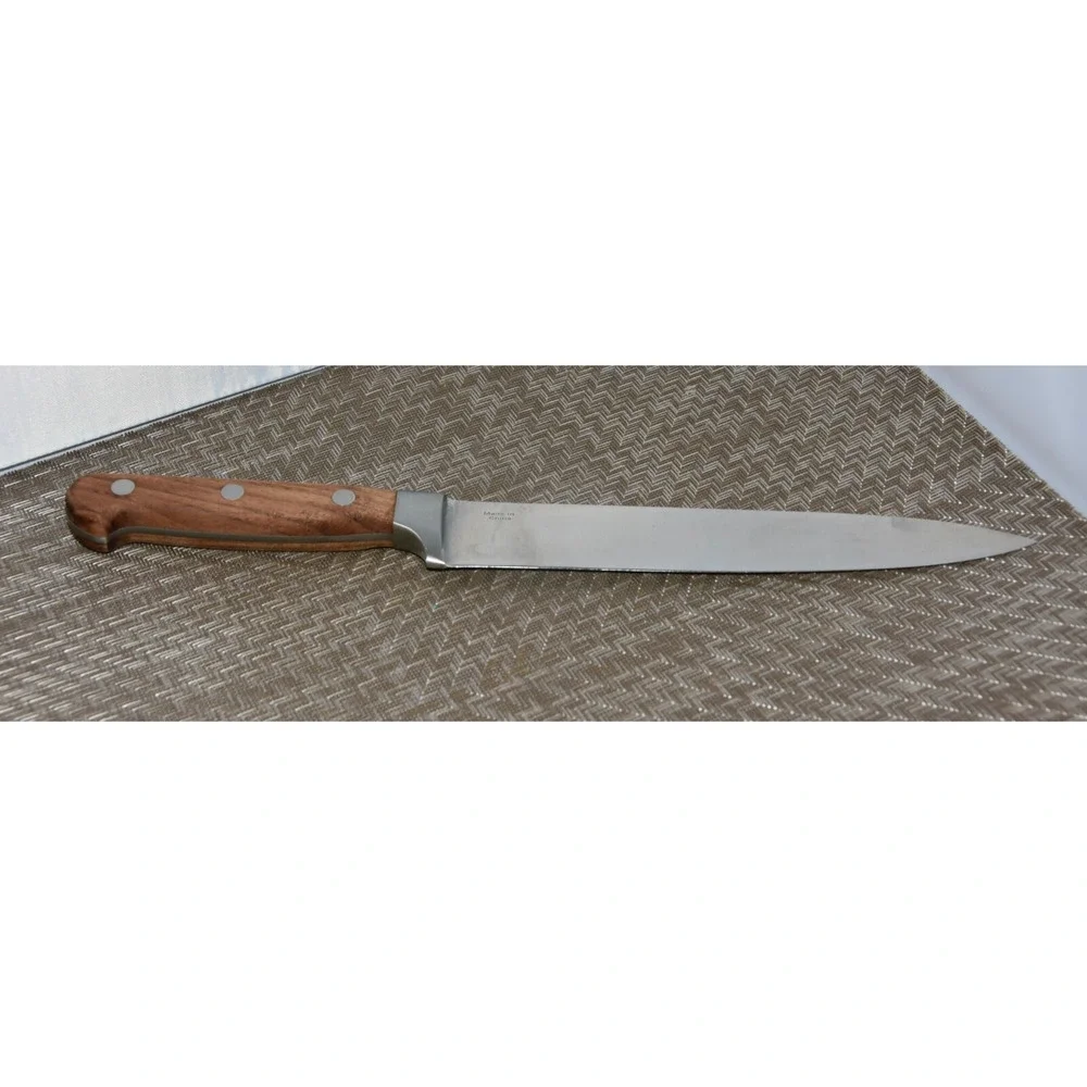 Williams Sonoma Wood Handle Stainless Steel 14
